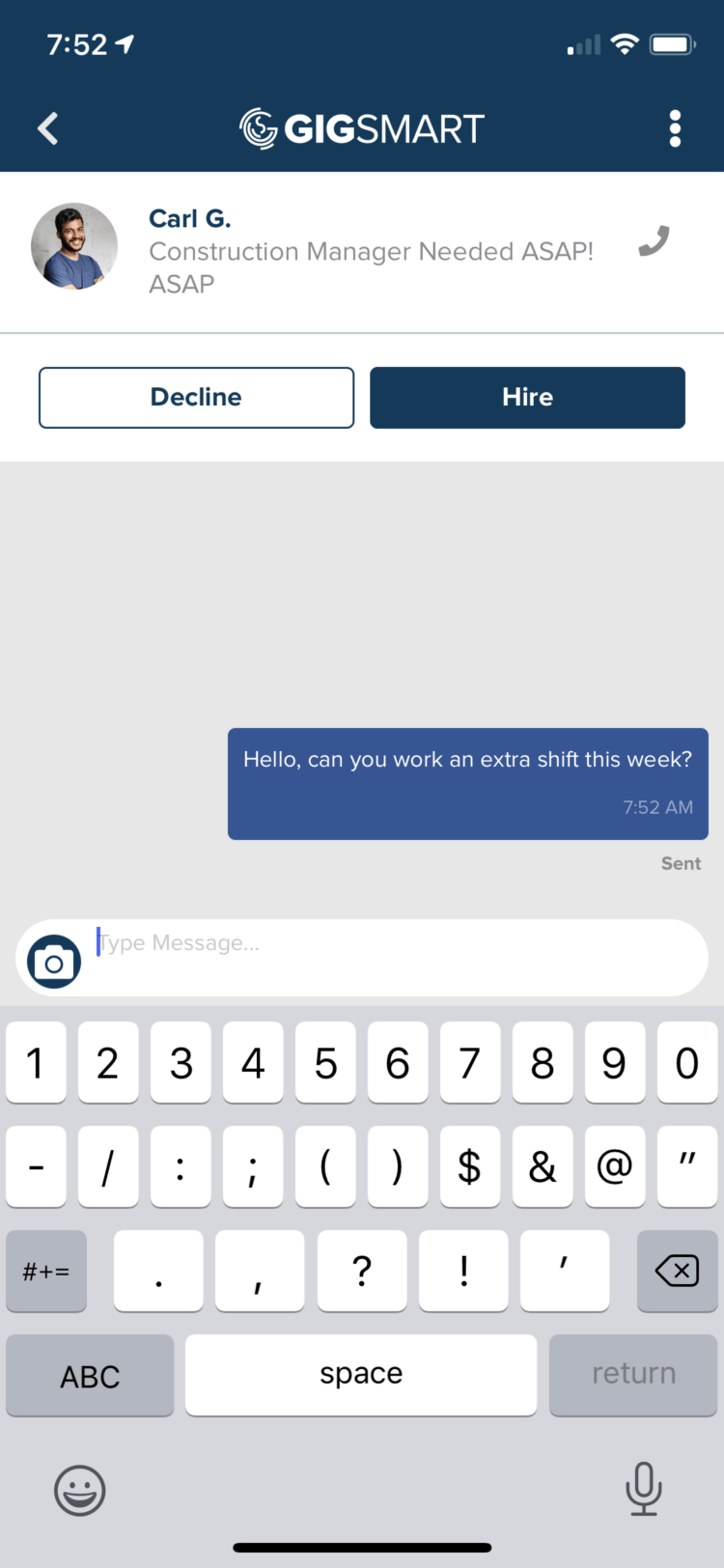 Communicate directly with workers