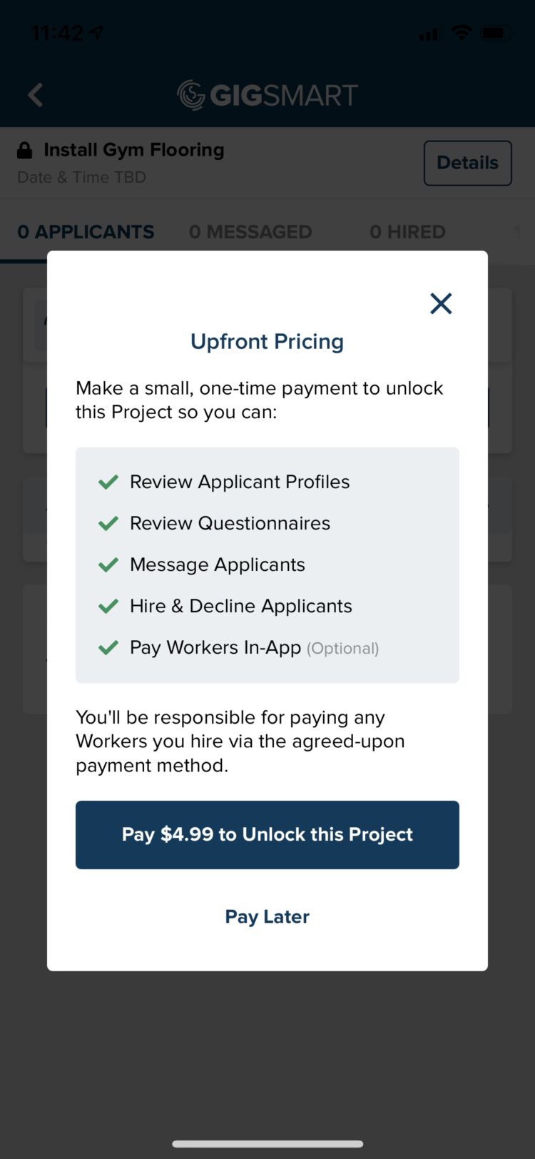 Unlock your Project to compare bids