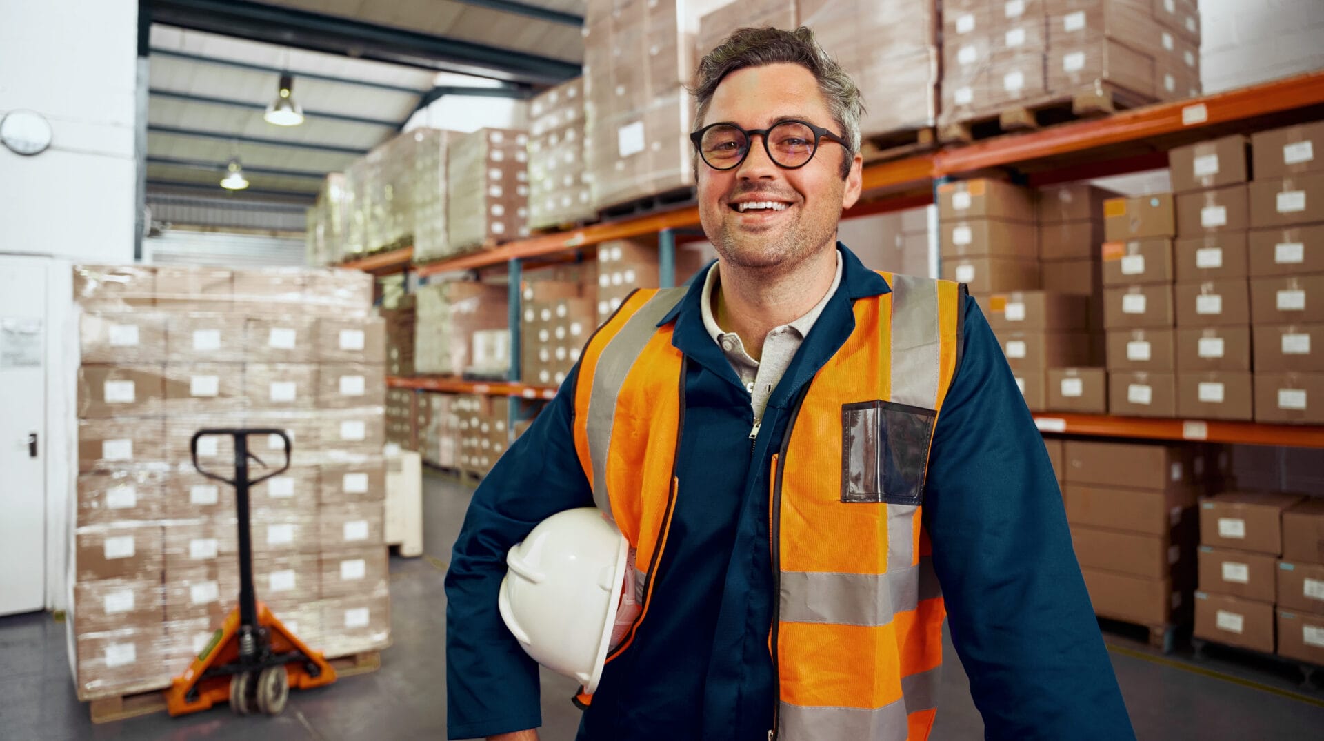 Portrait,Of,A,Happy,Male,Employee,At,Manufacturing,Industry,With