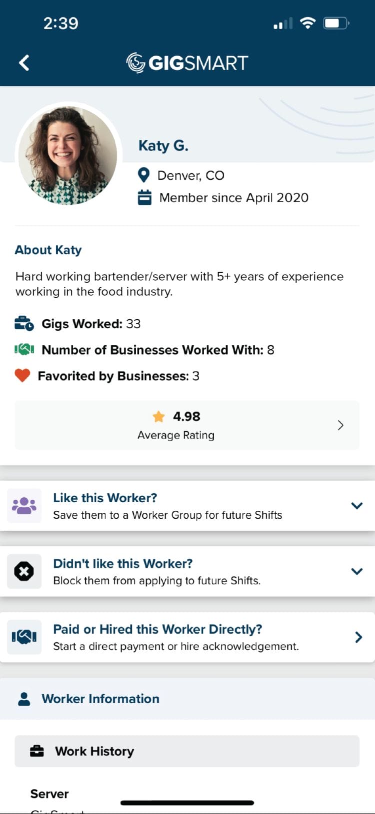 Find trustworthy candidates